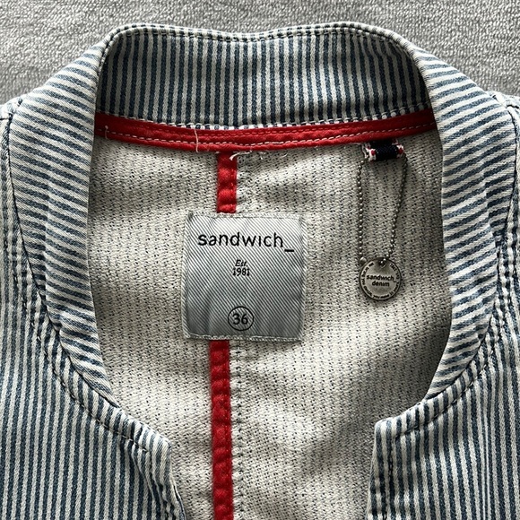 Striped Blue Blazer - Picture 9 of 15